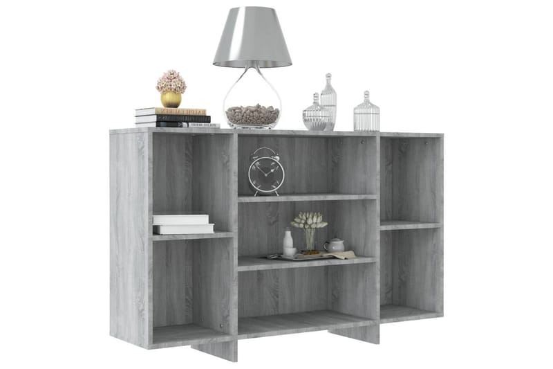 Skänk grå sonoma 120x30x75 cm spånskiva - Grå - Skänkar & sideboards