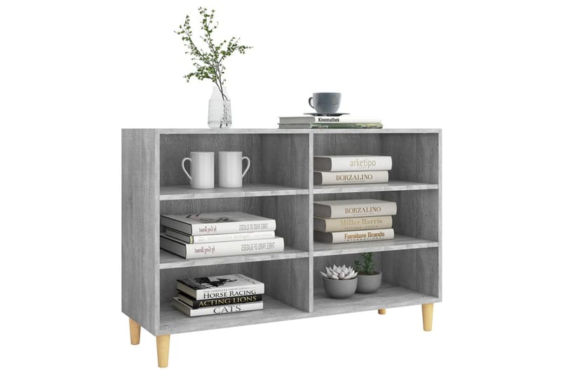 Skänk grå sonoma-ek 103,5x35x70 cm spånskiva - Grå ek - Förvaring - Förvaringsmöbler - Skänkar & sideboards