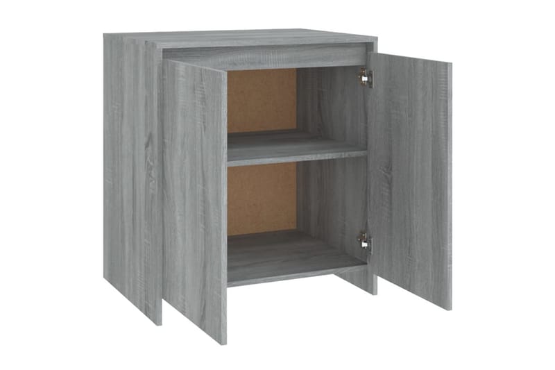 Skänk grå sonoma-ek 70x40x73,5 cm spånskiva - Grå - Skänkar & sideboards