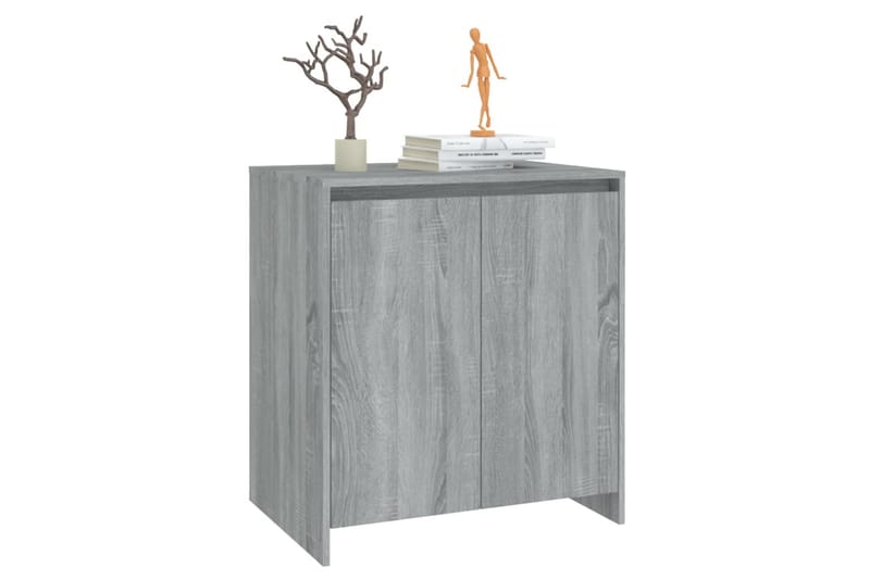 Skänk grå sonoma-ek 70x40x73,5 cm spånskiva - Grå - Skänkar & sideboards