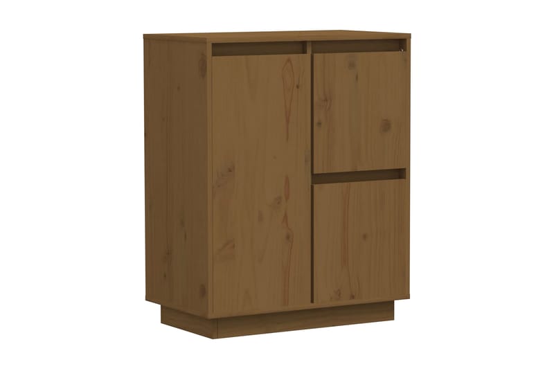 Skänk honungsbrun 60x34x75 cm massiv furu - Brun - Förvaring - Förvaringsmöbler - Skänkar & sideboards