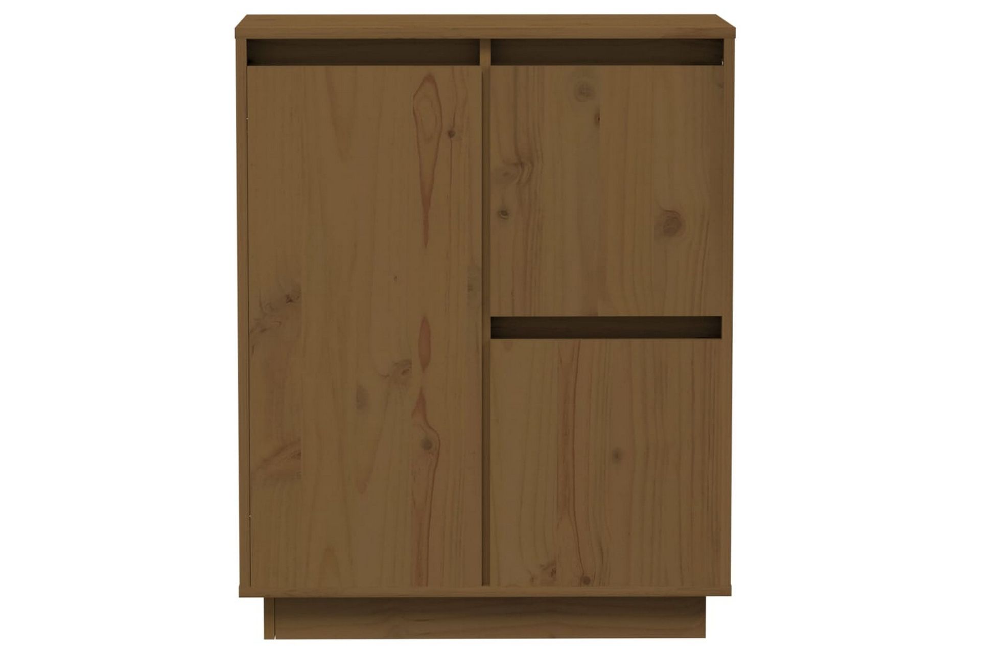 Skänk honungsbrun 60x34x75 cm massiv furu - Brun - Förvaring - Förvaringsmöbler - Skänkar & sideboards
