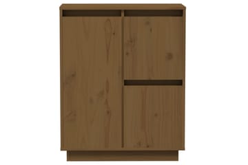 Skänk honungsbrun 60x34x75 cm massiv furu - Brun - Förvaring - Förvaringsmöbler - Skänkar & sideboards