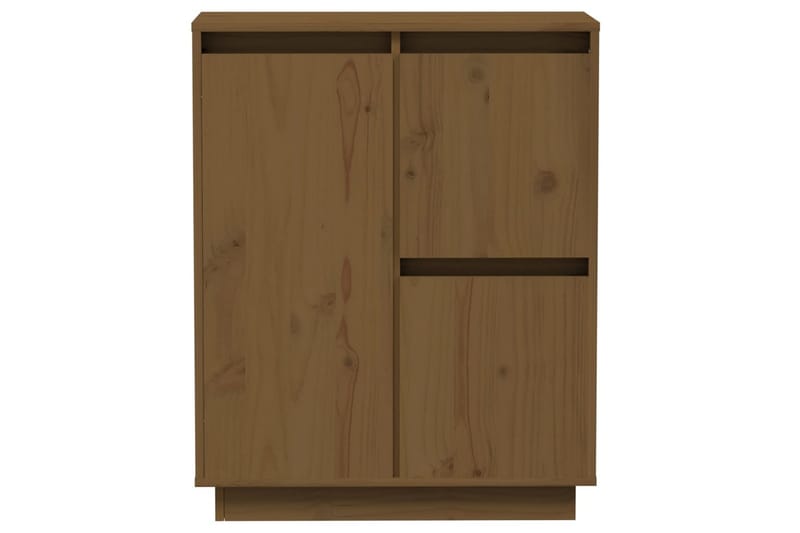 Skänk honungsbrun 60x34x75 cm massiv furu - Brun - Förvaring - Förvaringsmöbler - Skänkar & sideboards