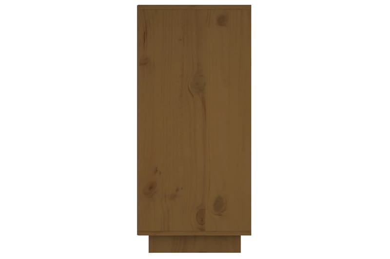 Skänk honungsbrun 60x34x75 cm massiv furu - Brun - Skänkar & sideboards
