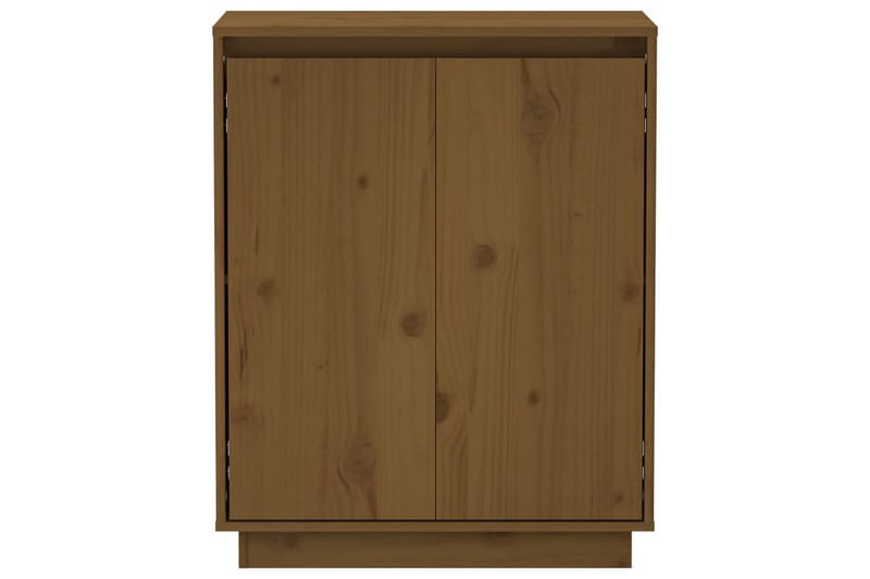 Skänk honungsbrun 60x34x75 cm massiv furu - Brun - Skänkar & sideboards
