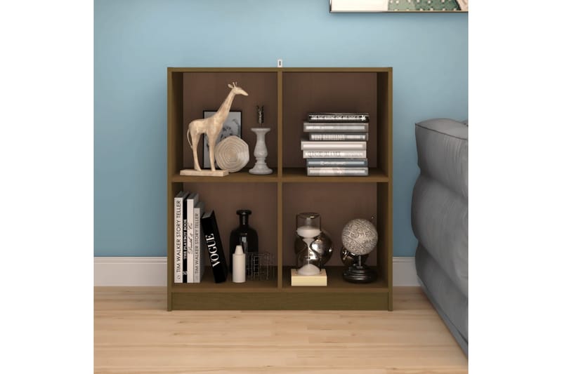 Skänk honungsbrun 70x33x76 cm massivt furuträ - Honung - Förvaring - Förvaringsmöbler - Skänkar & sideboards