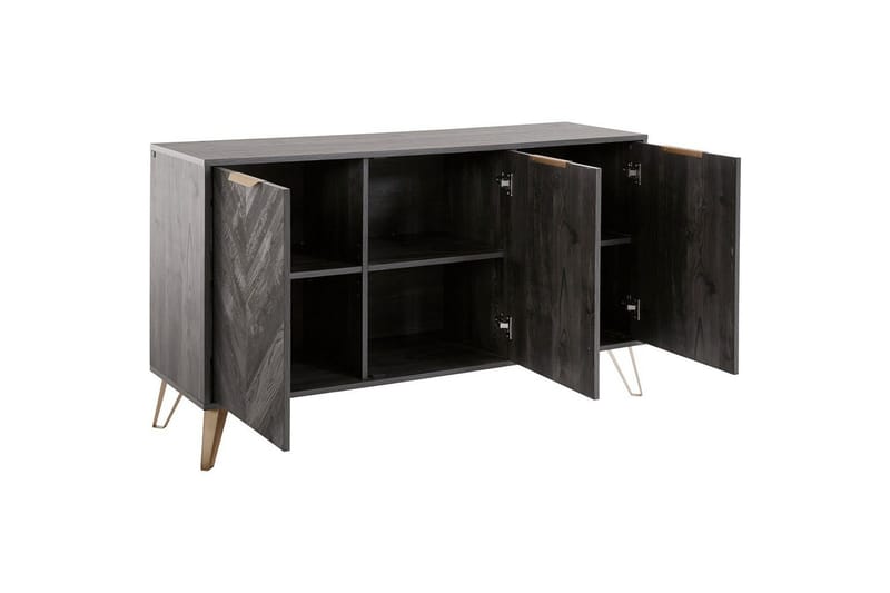 Skänk Mörkt trä 133x40x75 cm - 133x40x75 cm - Förvaring - Förvaringsmöbler - Skänkar & sideboards