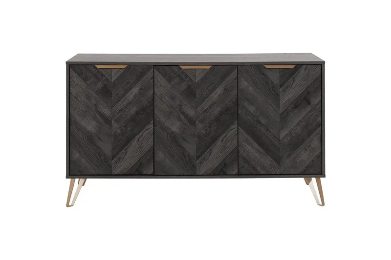 Skänk Mörkt trä 133x40x75 cm - 133x40x75 cm - Förvaring - Förvaringsmöbler - Skänkar & sideboards