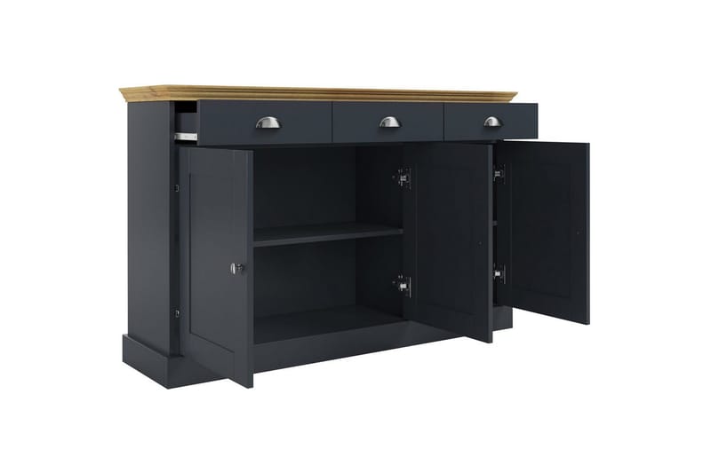 Skänk Motala Antracit/Ek - Antracit/Ek - Förvaring - Förvaringsmöbler - Skänkar & sideboards