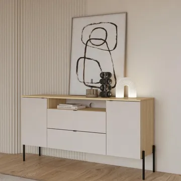 Skänk Ore 2 Dörrar med 2 Lådor - Kashmir - Förvaring - Förvaringsmöbler - Skänkar & sideboards