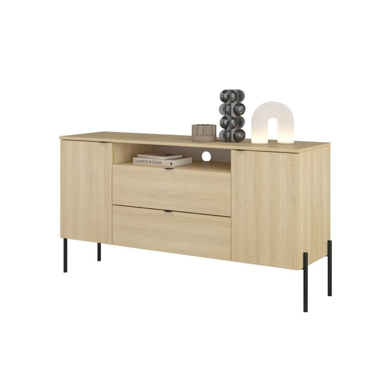 Skänk Ore 2 Dörrar med 2 Lådor - Lindberg ek - Förvaring - Förvaringsmöbler - Skänkar & sideboards