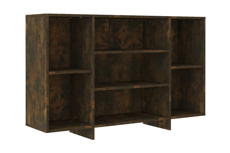Skänk rökfärgad ek 120x30x75 cm spånskiva - Brun - Förvaring - Förvaringsmöbler - Skänkar & sideboards