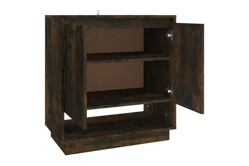 Skänk rökfärgad ek 70x41x75 cm spånskiva - Rökfärgad ek - Förvaring - Förvaringsmöbler - Skänkar & sideboards