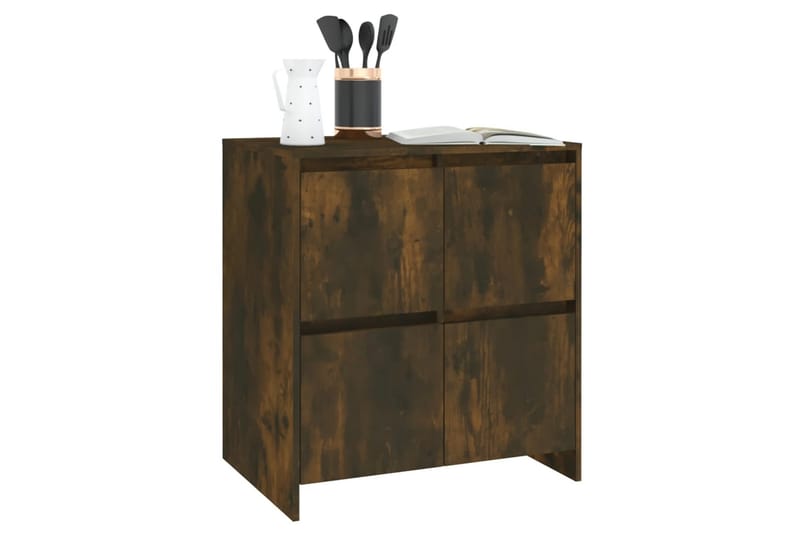 Skänk rökig ek 70x41x75 cm spånskiva - Rökig ek - Förvaring - Förvaringsmöbler - Skänkar & sideboards
