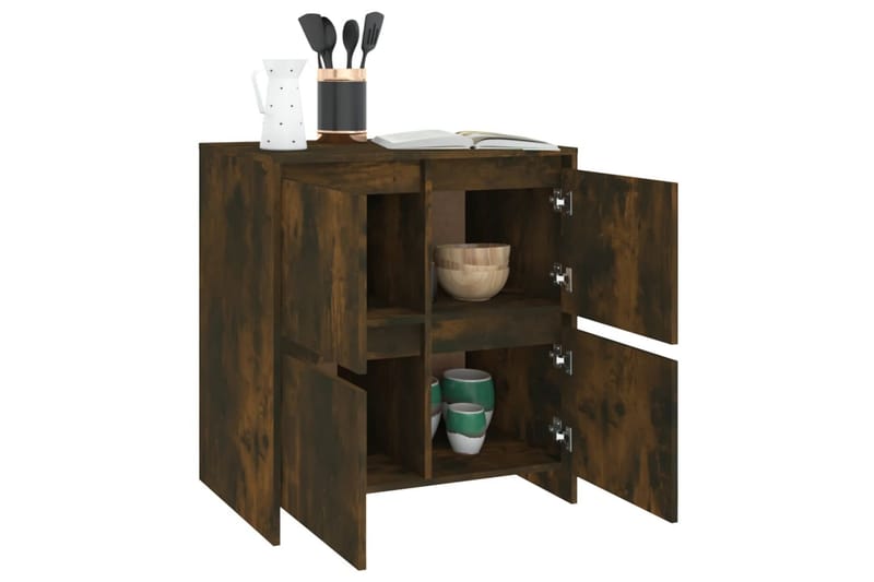 Skänk rökig ek 70x41x75 cm spånskiva - Rökig ek - Förvaring - Förvaringsmöbler - Skänkar & sideboards