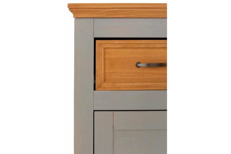 Skänk Selma 100x38x87 cm, Grå/Fläck/Vax - 100x38x87 cm, Grå/Fläck/Vax - Förvaring - Förvaringsmöbler - Skänkar & sideboards