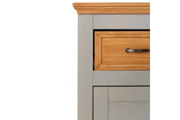 Skänk Selma 145x38x87 cm, Grå/Fläck/Vax - 145x38x87 cm, Grå/Fläck/Vax - Förvaring - Förvaringsmöbler - Skänkar & sideboards