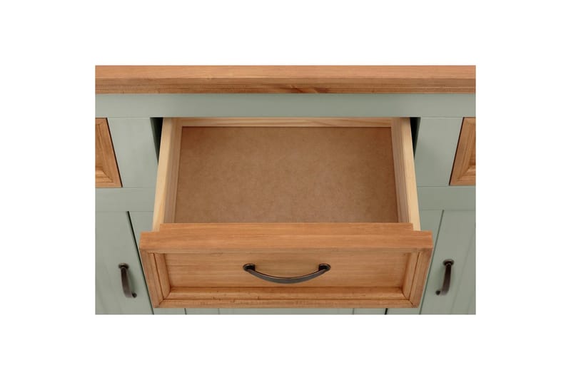 Skänk Selma 145x38x87 cm, Salviagrön/fläck/vax - 145x38x87 cm, Salviagrön/fläck/vax - Förvaring - Förvaringsmöbler - Skänkar & sideboards