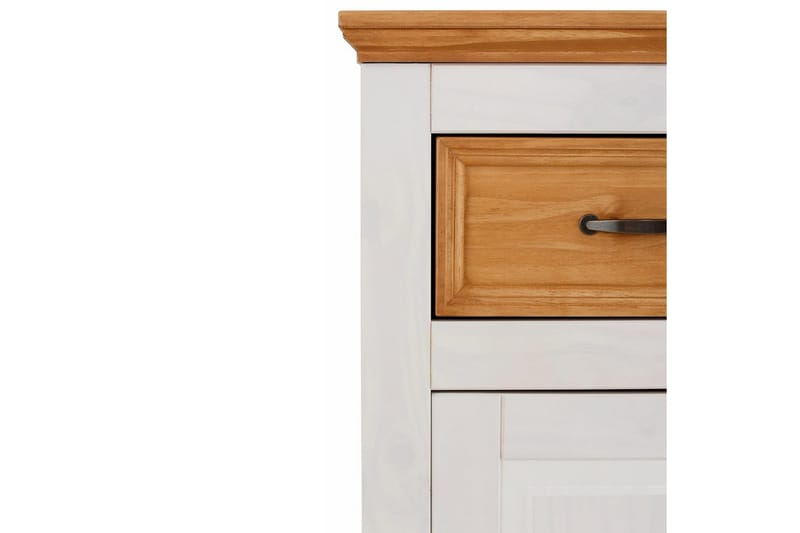 Skänk Selma 145x38x87 cm, Vit/Fläck/Vax - 145x38x87 cm, Vit/Fläck/Vax - Förvaring - Förvaringsmöbler - Skänkar & sideboards