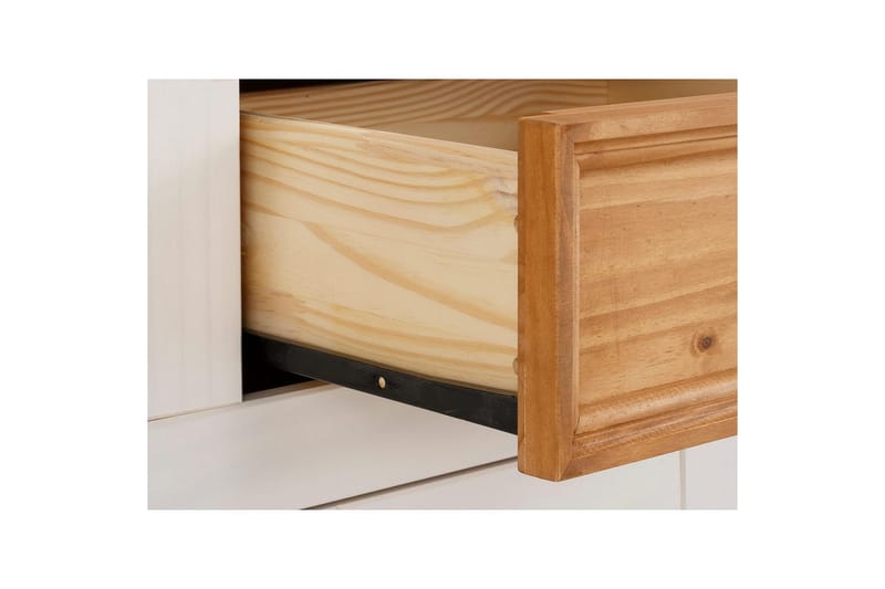 Skänk Selma 145x38x87 cm, Vit/Fläck/Vax - 145x38x87 cm, Vit/Fläck/Vax - Förvaring - Förvaringsmöbler - Skänkar & sideboards