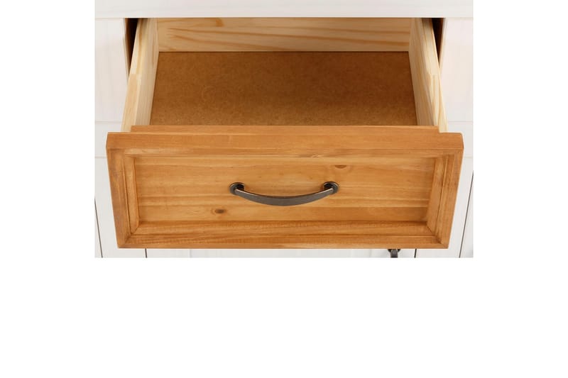 Skänk Selma 145x38x87 cm, Vit/Fläck/Vax - 145x38x87 cm, Vit/Fläck/Vax - Förvaring - Förvaringsmöbler - Skänkar & sideboards