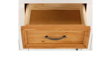 Skänk Selma 145x38x87 cm, Vit/Fläck/Vax - 145x38x87 cm, Vit/Fläck/Vax - Förvaring - Förvaringsmöbler - Skänkar & sideboards