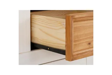Skänk Selma 145x38x87 cm, Vit/Fläck/Vax - 145x38x87 cm, Vit/Fläck/Vax - Förvaring - Förvaringsmöbler - Skänkar & sideboards