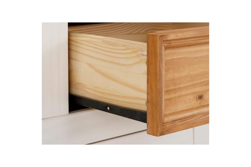 Skänk Selma 145x38x87 cm, Vit/Fläck/Vax - 145x38x87 cm, Vit/Fläck/Vax - Förvaring - Förvaringsmöbler - Skänkar & sideboards
