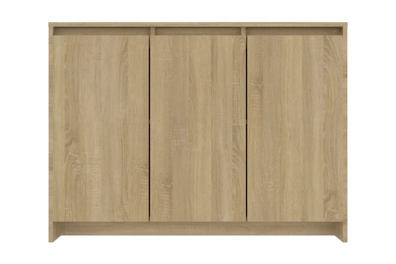 Skänk sonoma-ek 102x33x75 cm spånskiva - Ek - Förvaring - Förvaringsmöbler - Skänkar & sideboards