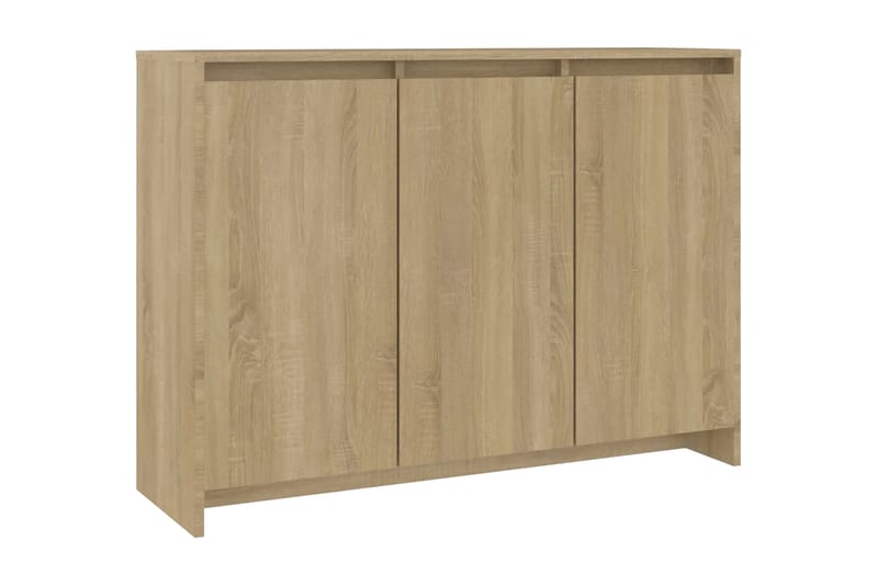 Skänk sonoma-ek 102x33x75 cm spånskiva - Ek - Förvaring - Förvaringsmöbler - Skänkar & sideboards