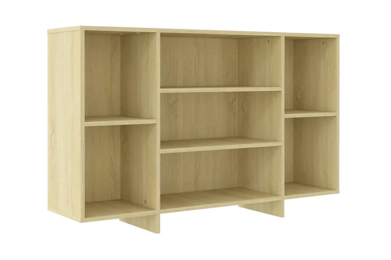 Skänk sonoma-ek 120x30x75 cm spånskiva - Beige - Förvaring - Förvaringsmöbler - Skänkar & sideboards
