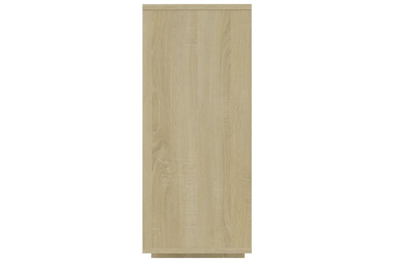 Skänk sonoma-ek 120x30x75 cm spånskiva - Beige - Skänkar & sideboards