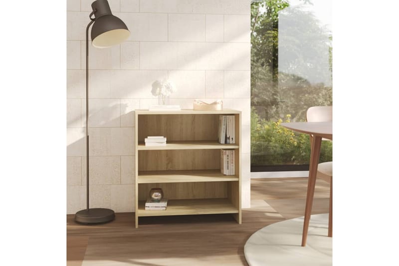 Skänk sonoma-ek 70x40,5x75 cm spånskiva - Ek - Förvaring - Förvaringsmöbler - Skänkar & sideboards