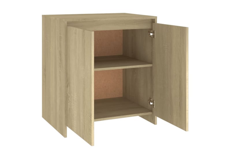 Skänk sonoma-ek 70x40x73,5 cm spånskiva - Beige - Förvaring - Förvaringsmöbler - Skänkar & sideboards