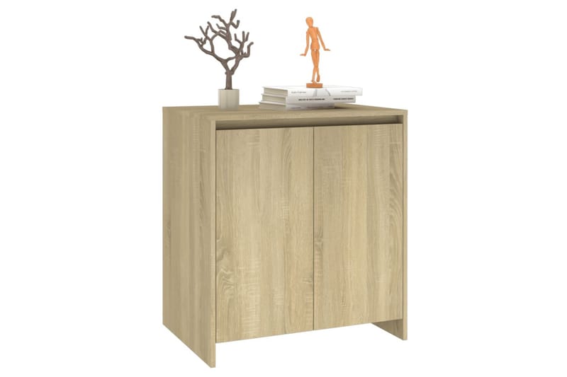 Skänk sonoma-ek 70x40x73,5 cm spånskiva - Beige - Förvaring - Förvaringsmöbler - Skänkar & sideboards