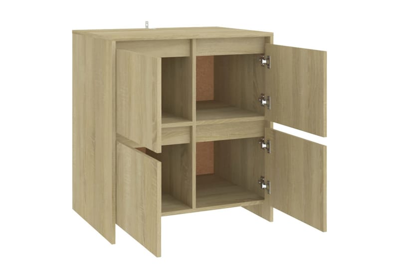 Skänk sonoma-ek 70x41x75 cm spånskiva - Ek - Förvaring - Förvaringsmöbler - Skänkar & sideboards