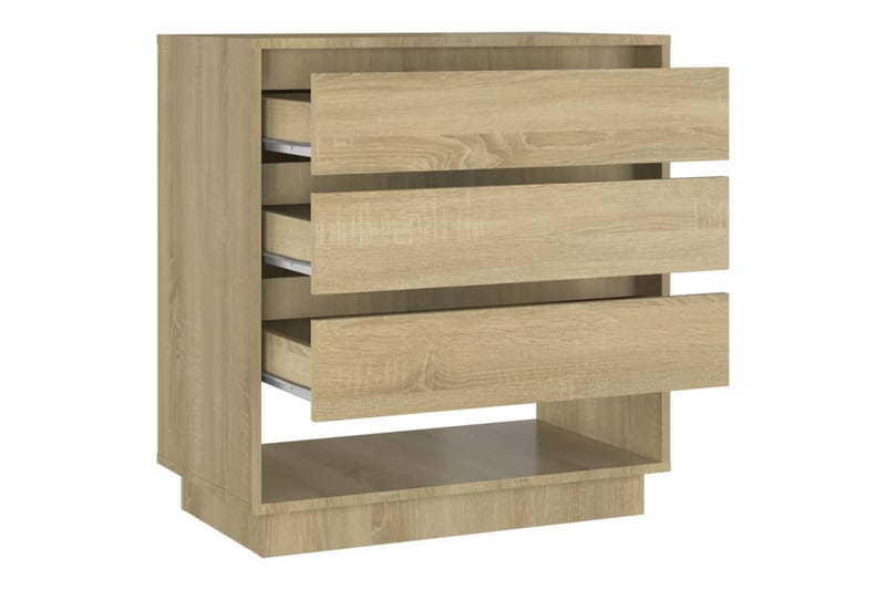 Skänk sonoma-ek 70x41x75 cm spånskiva - Ek - Förvaring - Förvaringsmöbler - Skänkar & sideboards