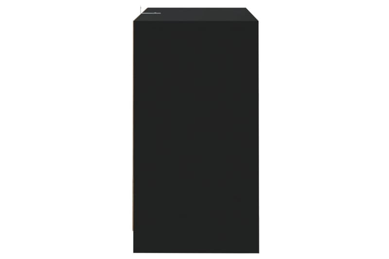 Skänk svart 70x41x75 cm spånskiva - Svart - Skänkar & sideboards