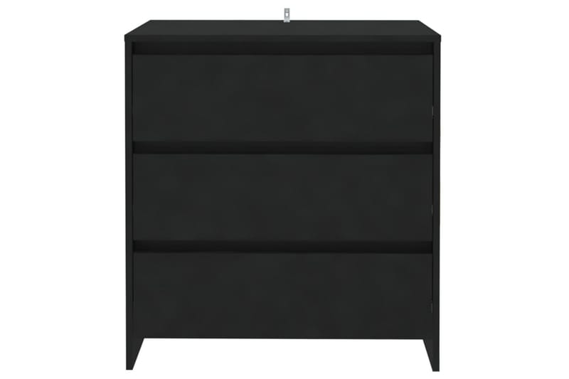 Skänk svart 70x41x75 cm spånskiva - Svart - Förvaring - Förvaringsmöbler - Skänkar & sideboards
