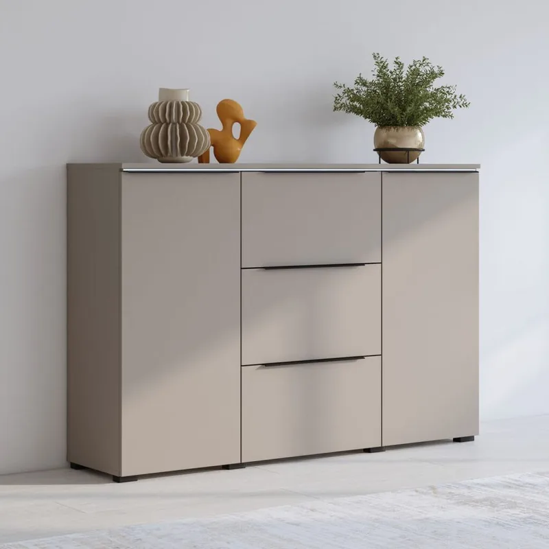 Skänk Tana 2 Dörrar med 3 Lådor - Kongo - Förvaring - Förvaringsmöbler - Skänkar & sideboards