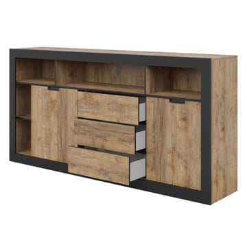 Skänk Tudor 2 dörrar med 3 lådor - 109 cm - Förvaring - Förvaringsmöbler - Skänkar & sideboards