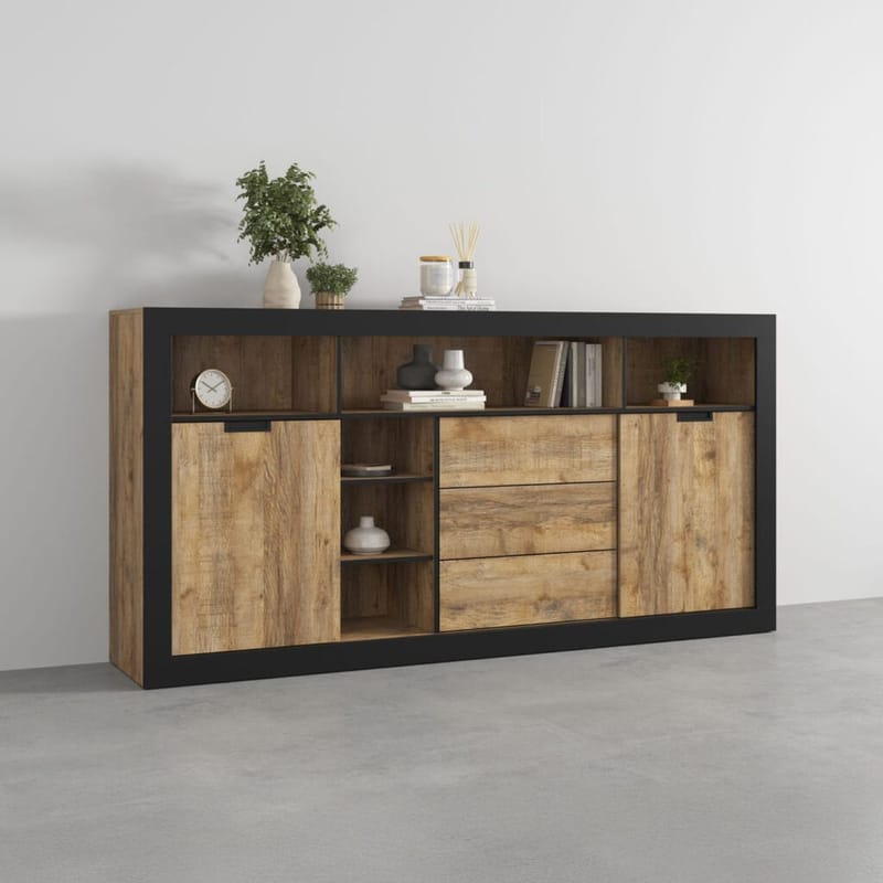 Skänk Tudor 2 dörrar med 3 lådor - 109 cm - Förvaring - Förvaringsmöbler - Skänkar & sideboards