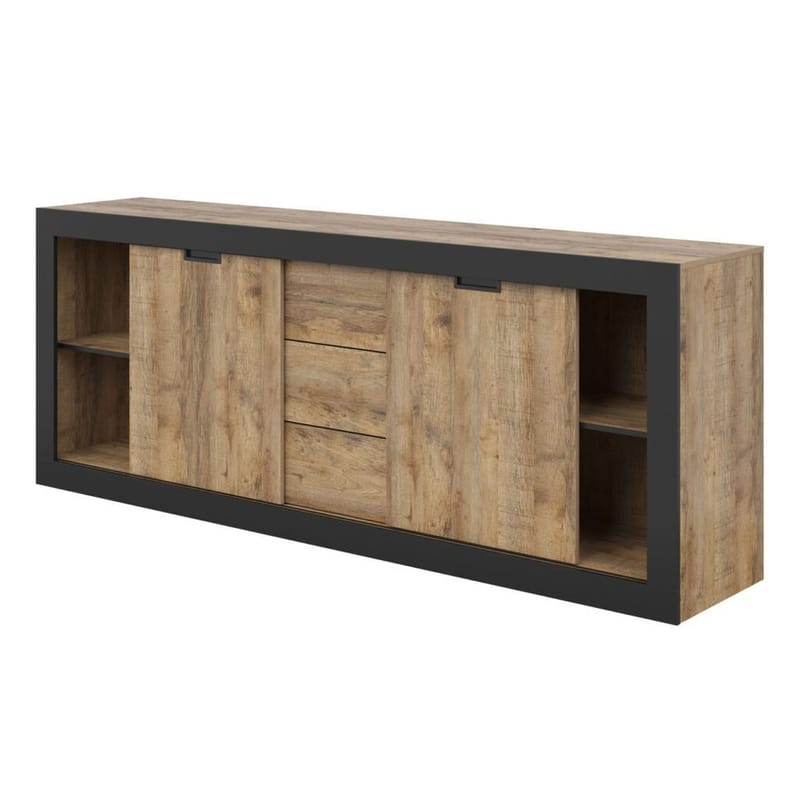 Skänk Tudor 2 dörrar med 3 lådor - 85 cm - Förvaring - Förvaringsmöbler - Skänkar & sideboards