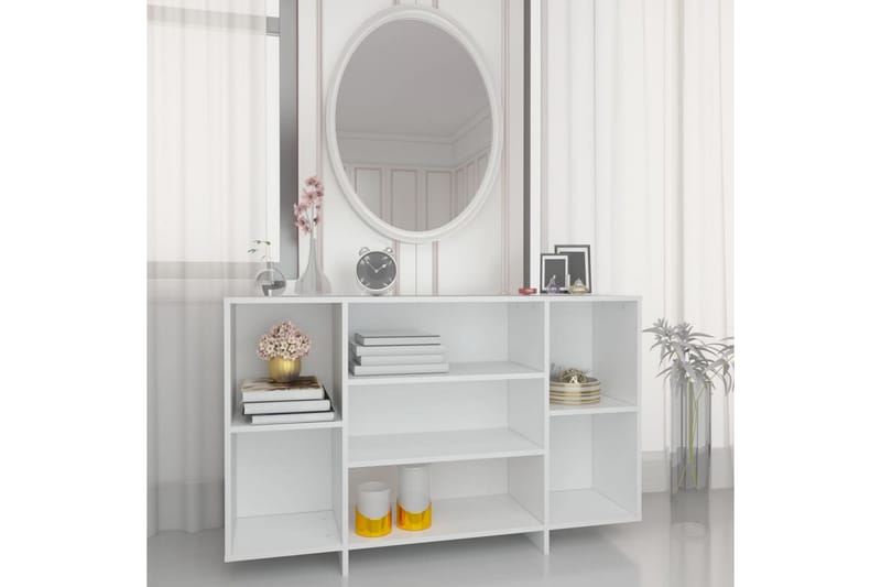 Skänk vit 120x30x75 cm spånskiva - Vit - Förvaring - Förvaringsmöbler - Skänkar & sideboards