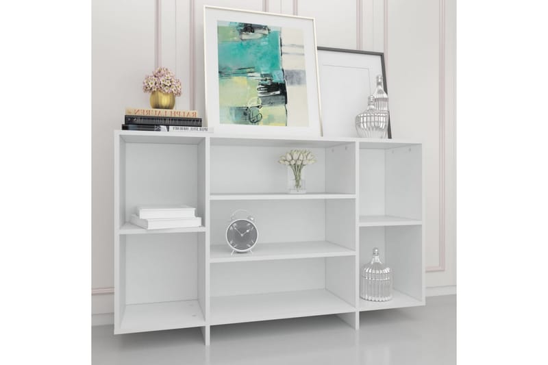 Skänk vit 120x30x75 cm spånskiva - Vit - Förvaring - Förvaringsmöbler - Skänkar & sideboards
