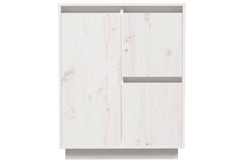 Skänk vit 60x34x75 cm massiv furu - Vit - Förvaring - Förvaringsmöbler - Skänkar & sideboards