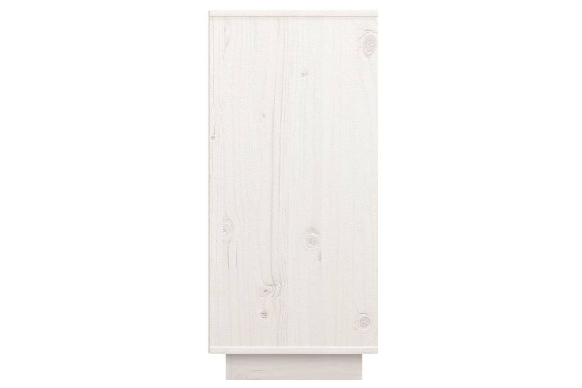 Skänk vit 60x34x75 cm massiv furu - Vit - Förvaring - Förvaringsmöbler - Skänkar & sideboards