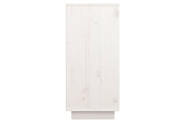Skänk vit 60x34x75 cm massiv furu - Vit - Förvaring - Förvaringsmöbler - Skänkar & sideboards