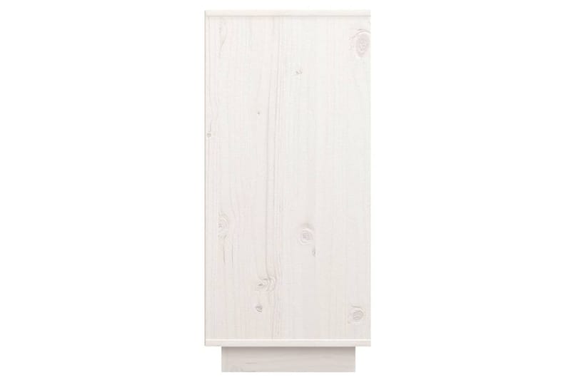 Skänk vit 60x34x75 cm massiv furu - Vit - Förvaring - Förvaringsmöbler - Skänkar & sideboards